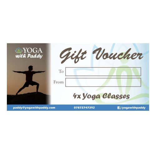 Yoga Gift Voucher 4 Classes